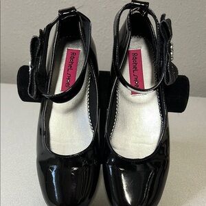 Rachel Shoes Black Patent Leather Dress Shoes